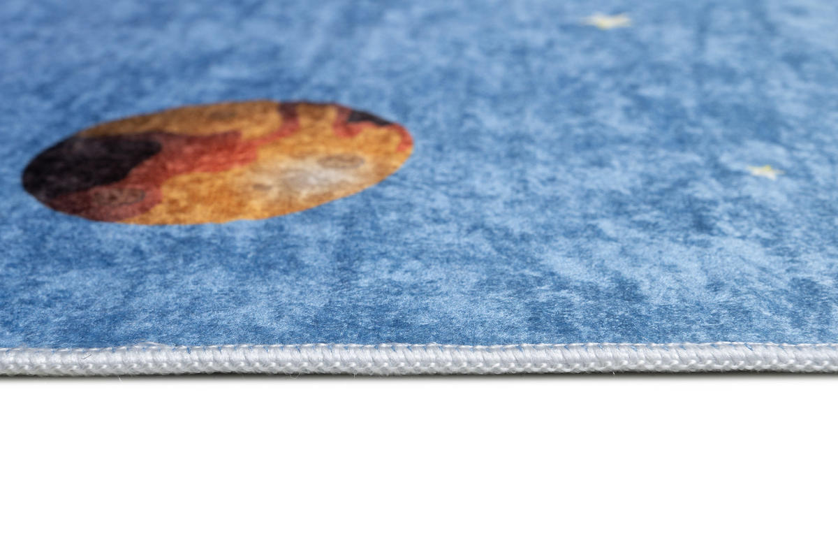 TEPPICH EMMA Blau 120/170 cm - Blau, Kunststoff (120/170cm) - Tapiso