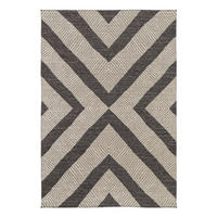 TEPPICH Design recycelte Fasern bruin - Braun, Textil (120/170cm) - AFK Living