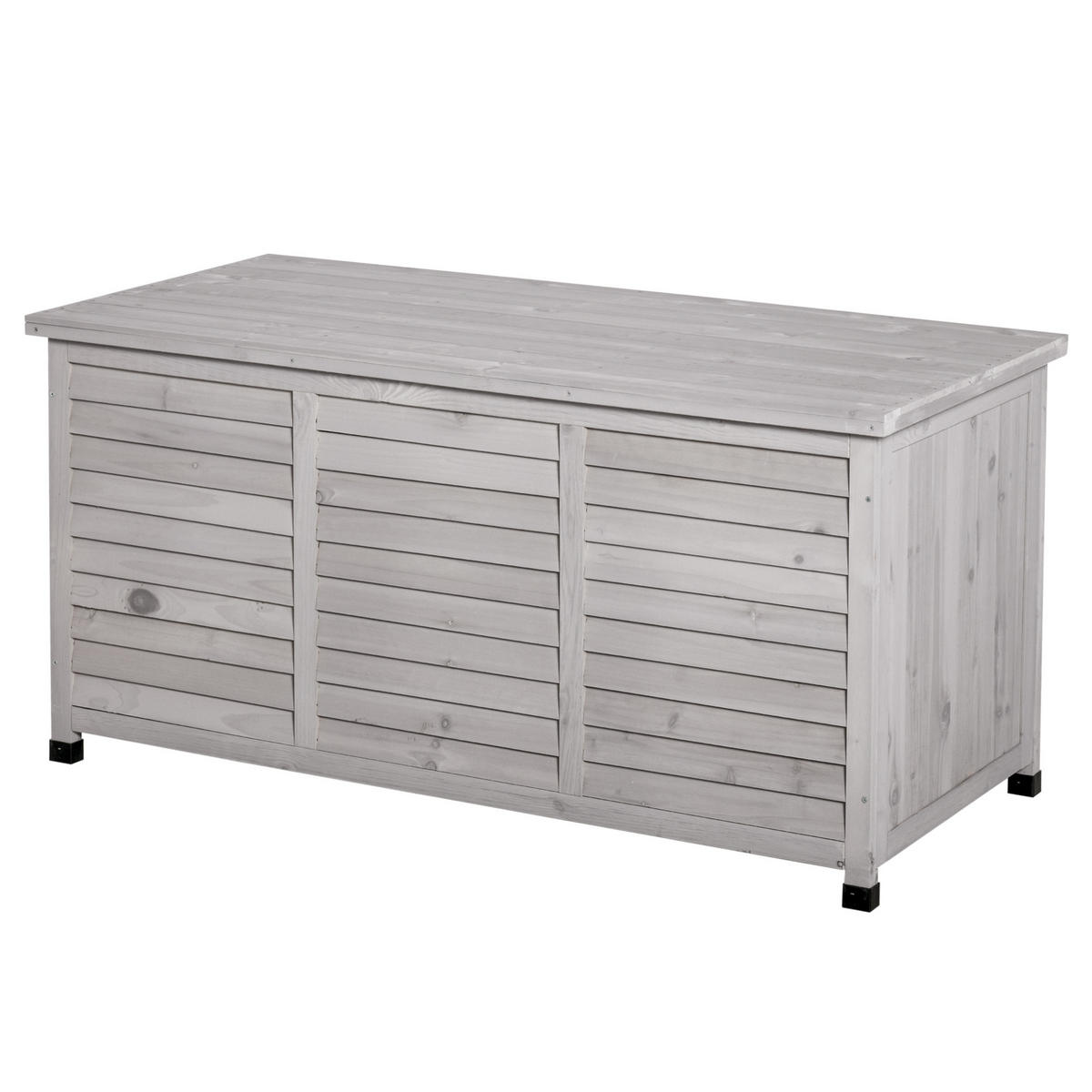 GARTENBOX DE-10965 Grau - Hellgrau, Holzwerkstoff (56/60/127cm) - ComfortXL