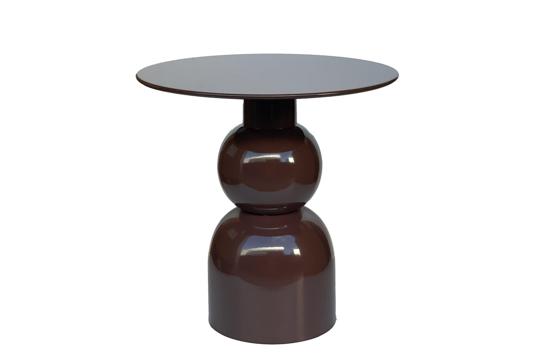 Livingfurn Beistelltisch Braun 49.5x52.5x49.5 cm