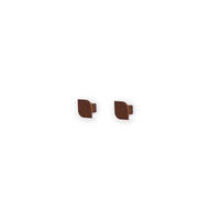 HAKEN Cielo 2er-Set - Walnussfarben, Holz (5/5/3.4cm) - Woodendot