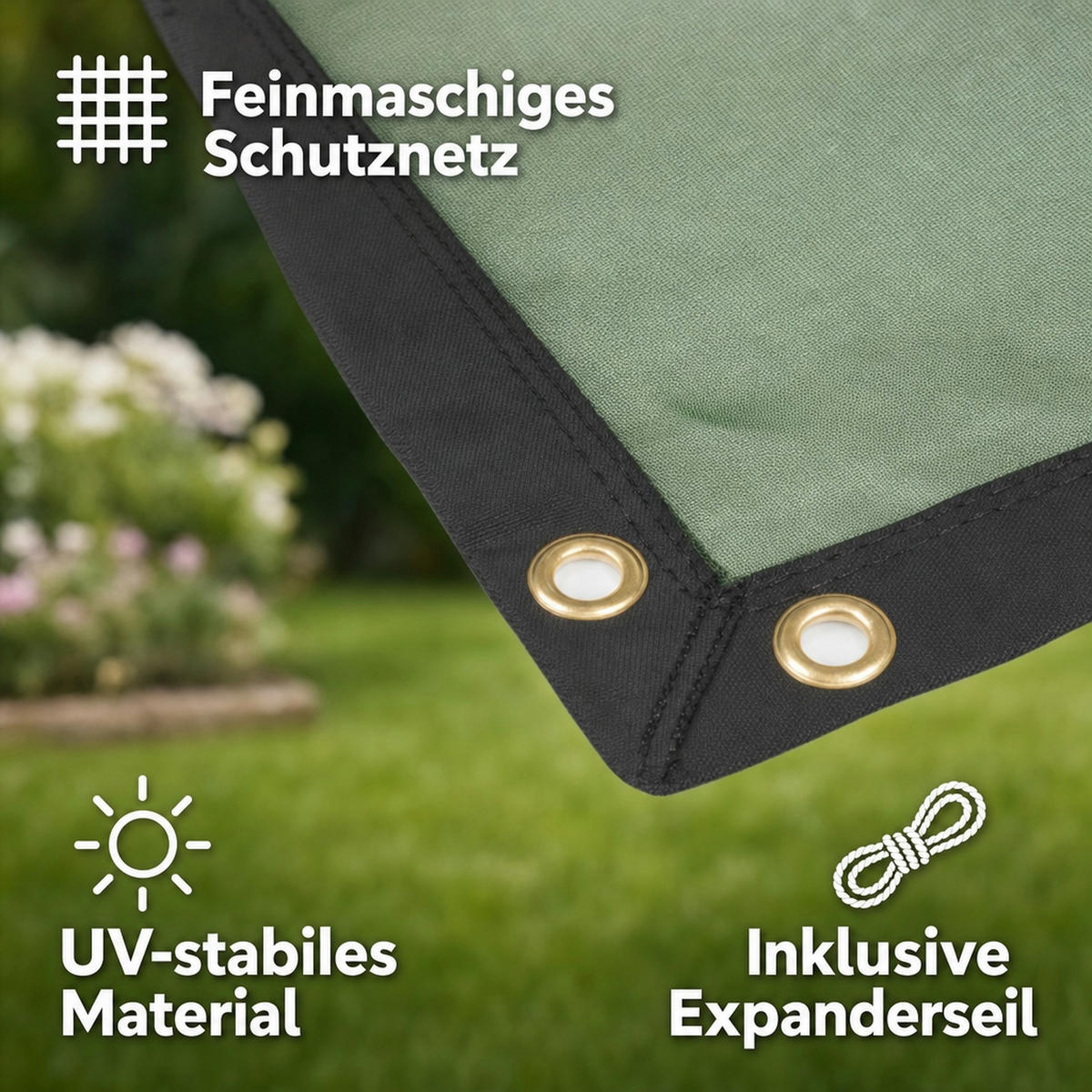 SANDKASTENABDECKUNG - Dunkelgrün, Kunststoff (230/1/230cm) - BONI-SHOP