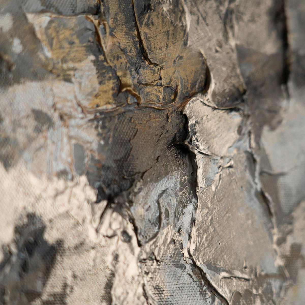GEMÄLDE Lyrischer Baum Schattenfugenrahmen Beige 60x40 cm - Beige, Holz (60/40cm) - YS-art gallery
