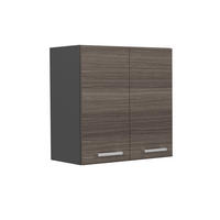 HÄNGESCHRANK R-Line Edelgrau 60 cm - Anthrazit/Braun, Holzwerkstoff (60/60/31cm) - Vicco