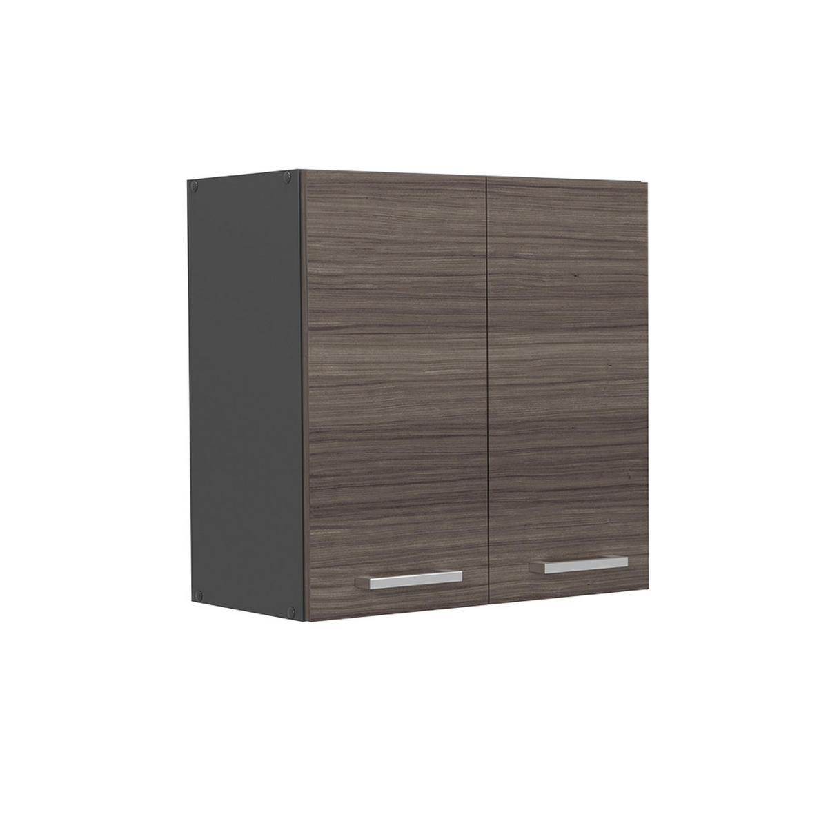 HÄNGESCHRANK R-Line Edelgrau 60 cm - Anthrazit/Braun, Holzwerkstoff (60/60/31cm) - Vicco