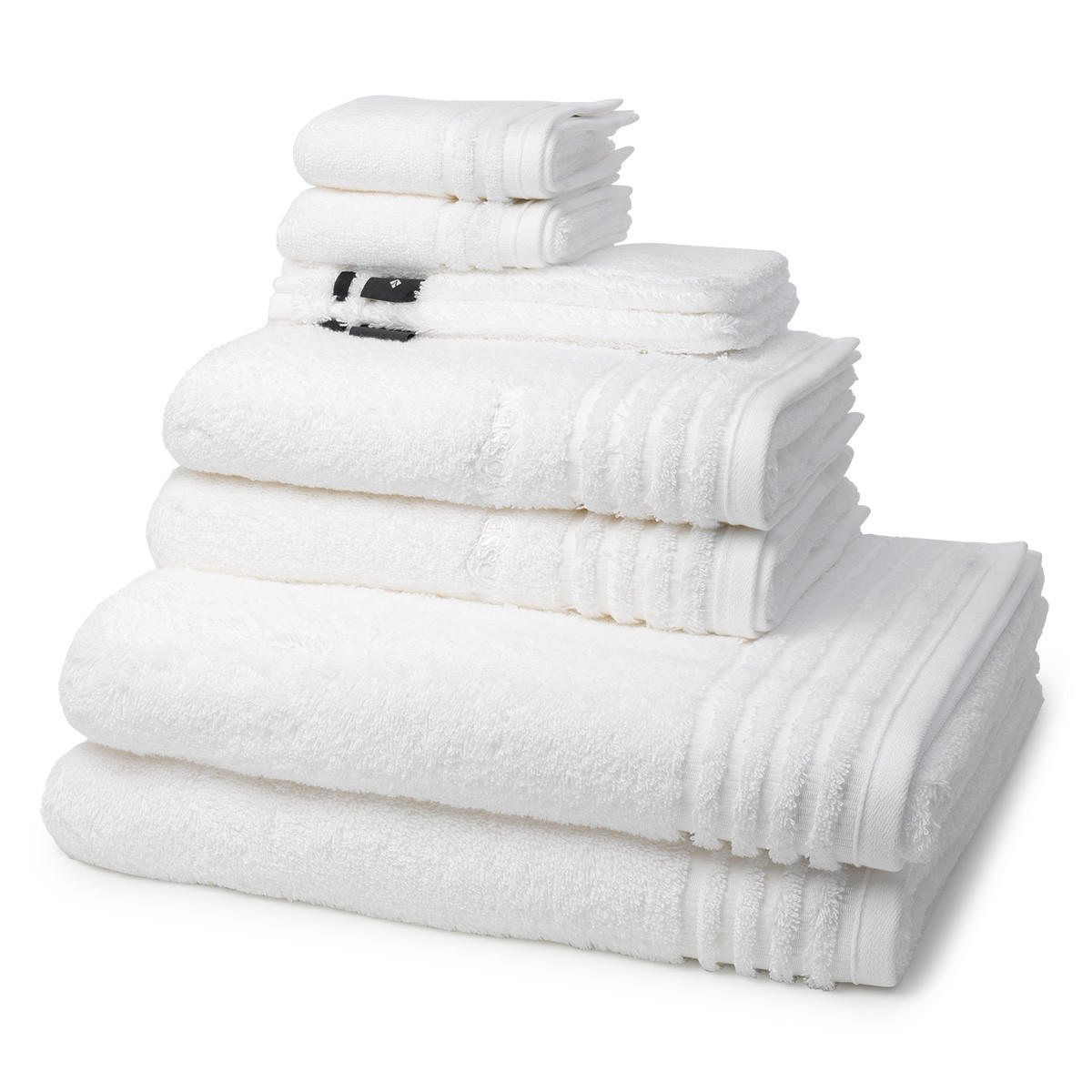 FROTTIERSET Vienna Style Supersoft 8-teilig - Weiß, Textil (50/100cm) - Vossen