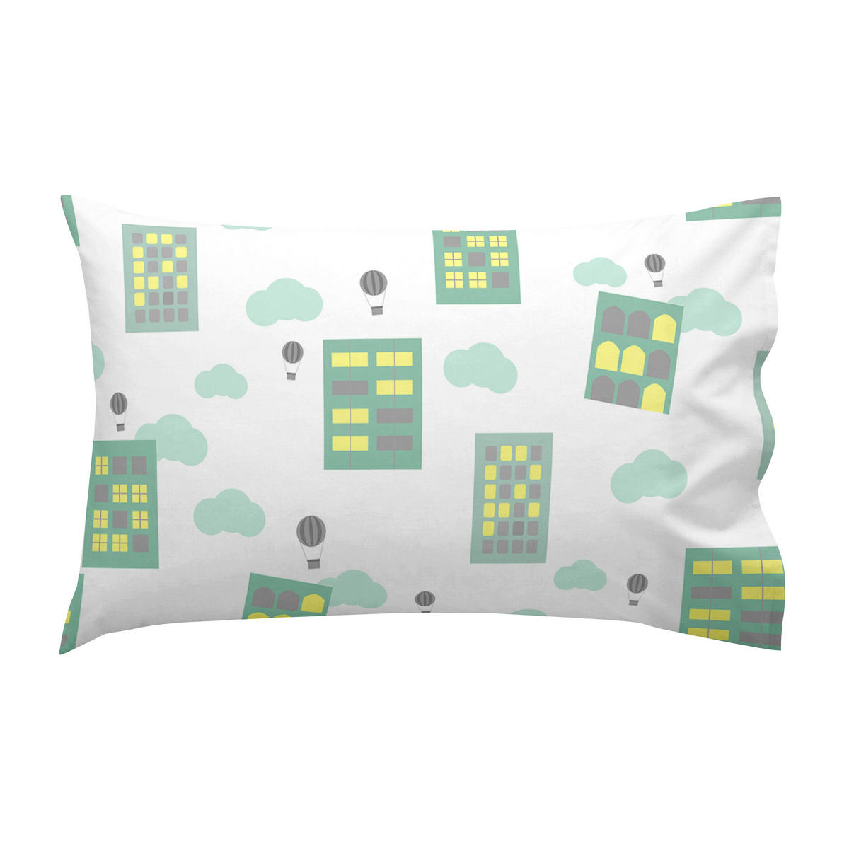 BETTBEZUG 2er-Set teiliges air balloon 115x145 cm (kinderbett) mehrfarbig - Multicolor, Textil (115/145cm) - Happy Friday