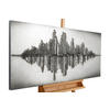 HOLZBILD Silber 120/55 cm - Silberfarben, Holz (7.6/55cm) - KUNSTLOFT
