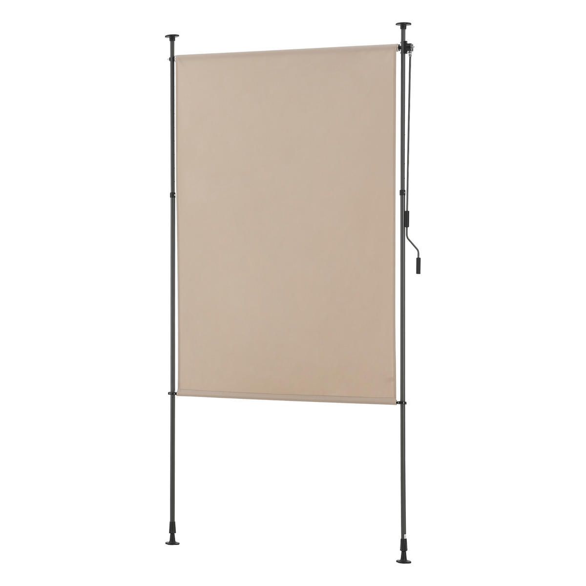 AUSSENROLLO Cimarra - Sandfarben, Textil/Metall (120/270cm) - pro.tec