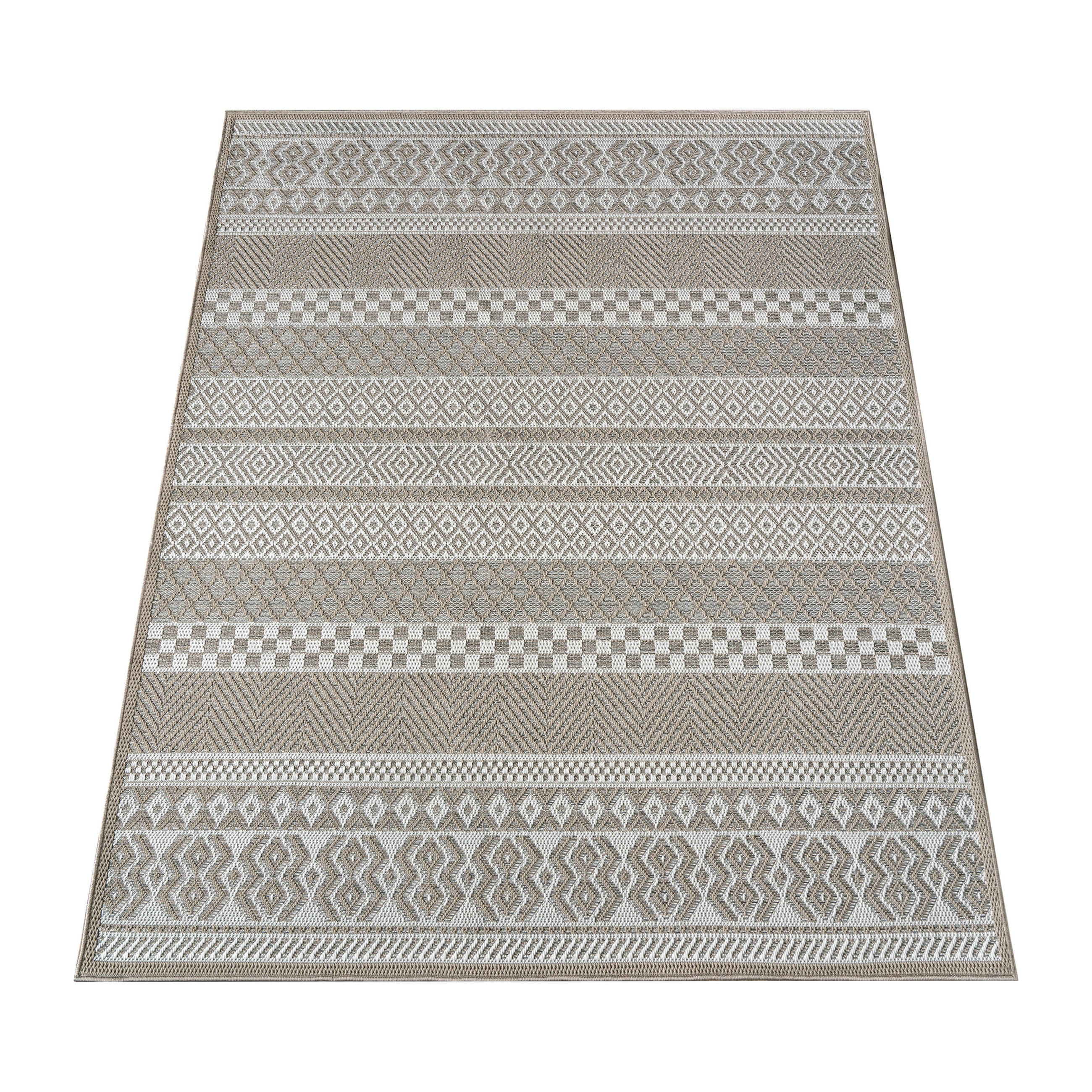 OUTDOORTEPPICH 160/220 cm Vermont 183 - Beige, Textil (160/220cm) - Paco Home