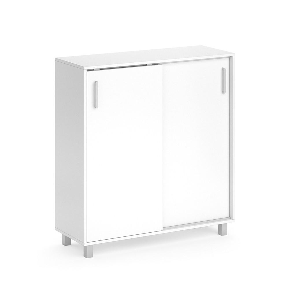 SCHUHSCHRANK Viva Weiß 100.2 x 108 cm - Weiß, Holzwerkstoff (100.2/108/37.5cm) - Vicco