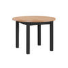 ESSTISCH Poli 4, 100-180 cm, artisan - Schwarz/Eiche Artisan, Holz (180/100/76cm) - Leaf Design
