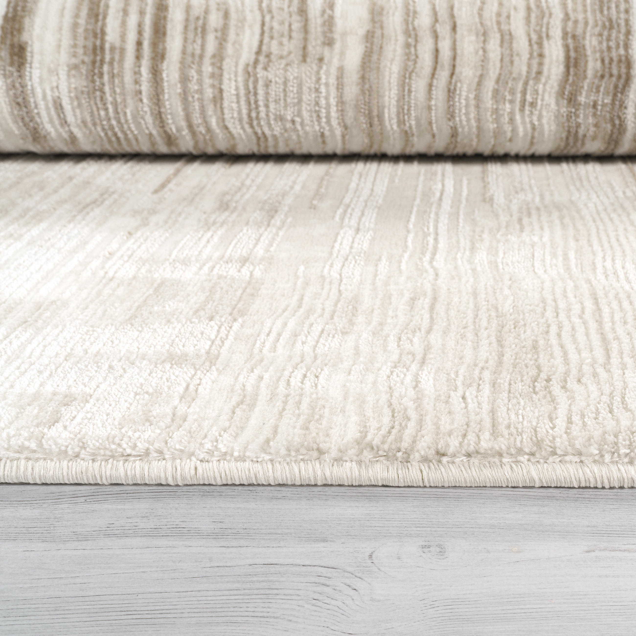 Thumbnail - Paco Home Kurzflorteppich, Creme, Textil, Rechteckig, 80x300 cm, strapazierfähig, für Fußbodenheizung geeignet, Teppiche...