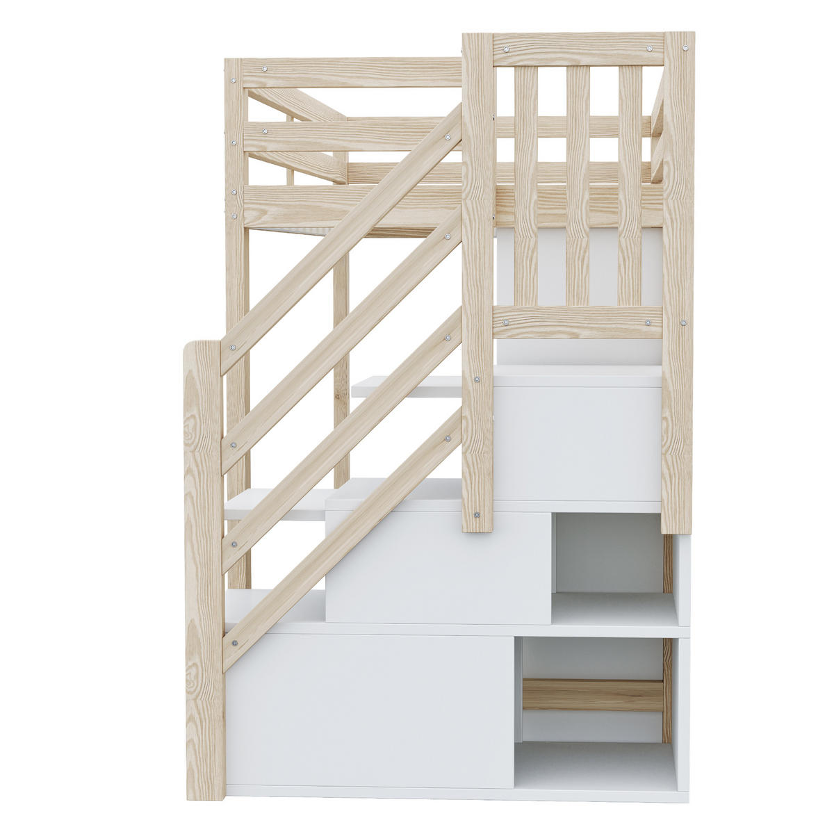 HOCHBETT 90/200 cm Holz - Weiß, Holz - Raumix