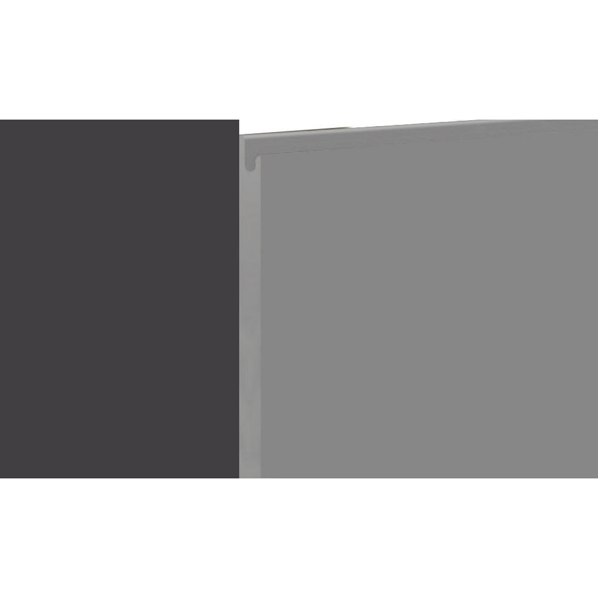 MIKROWELLENUMBAUSCHRANK Avellino W2MK/60 dust grey Acryl matt / Lava 60 / 32,5 / 72cm - Dunkelgrau/Grau, Holz/Holzwerkstoff (60/72/32.5cm) - Feldmann-Wohnen