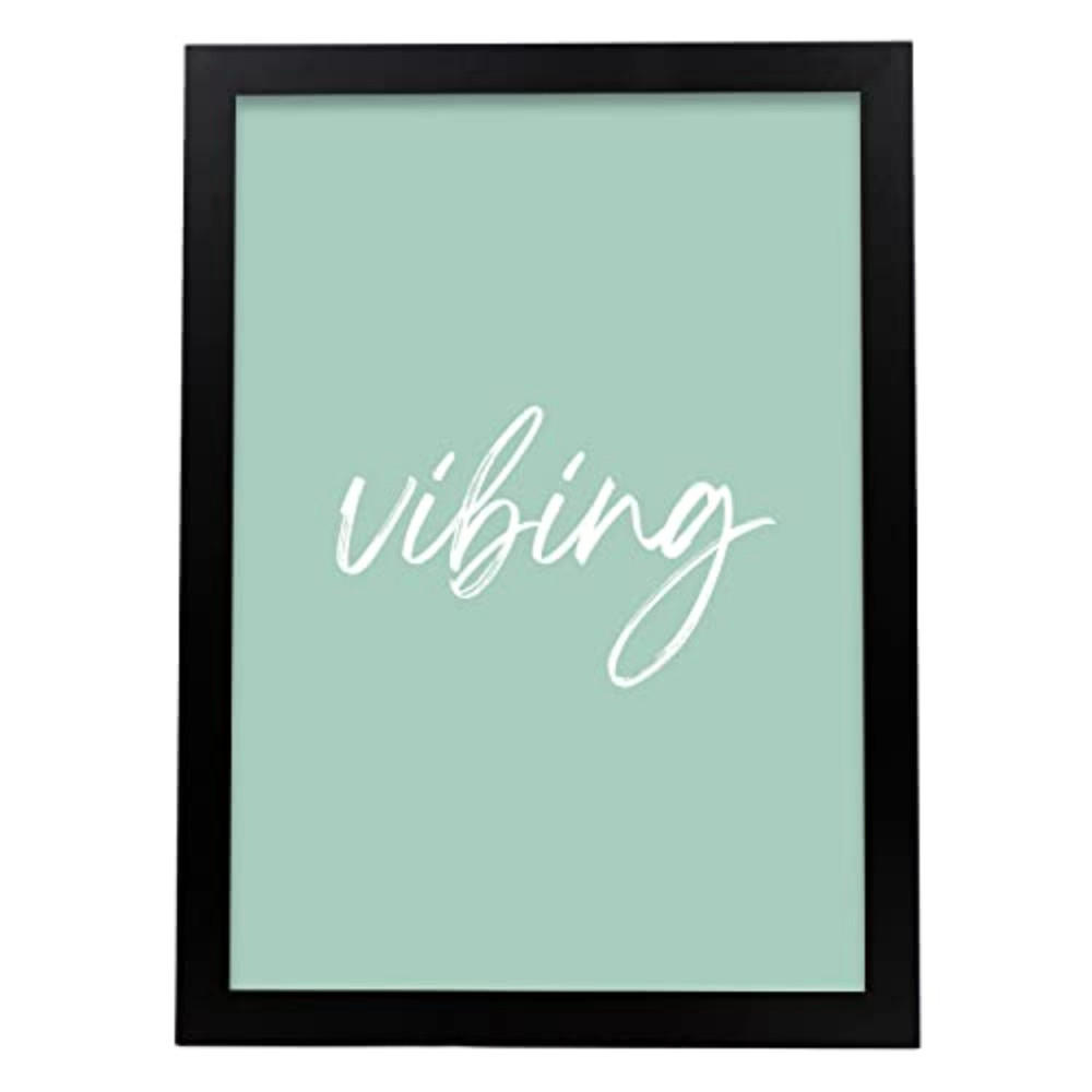 POSTER Inspirierende Kunst – Vibing A3 Rahmenlos - Klar, Papier (29.7/5/42cm) - Nacnic