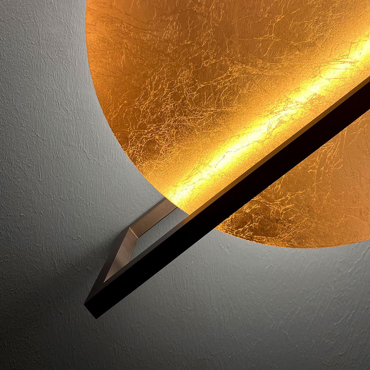 LED-WANDLAMPE Artus Gold Ø 30cm - Goldfarben, Metall (30/30/30cm) - s.luce