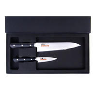 MESSERSET Silber 30/10/30 cm 1491101BBOMC - Silberfarben, Holz - Masahiro 