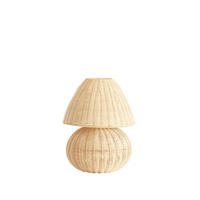 TISCHLAMPE Mavon Braun 27.5/27.5/35 cm - Naturfarben, Holz (27.5/27.5/35cm) - Light & Living