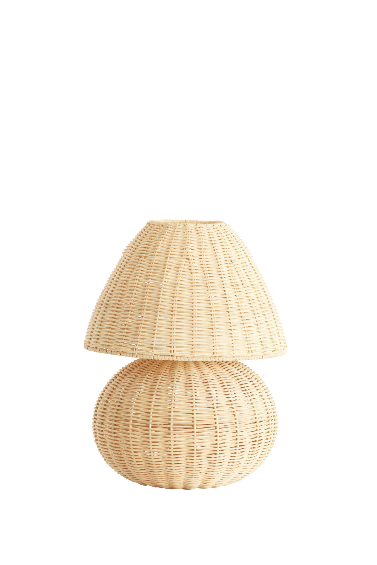 TISCHLAMPE Mavon Braun 27.5/27.5/35 cm - Naturfarben, Holz (27.5/27.5/35cm) - Light & Living