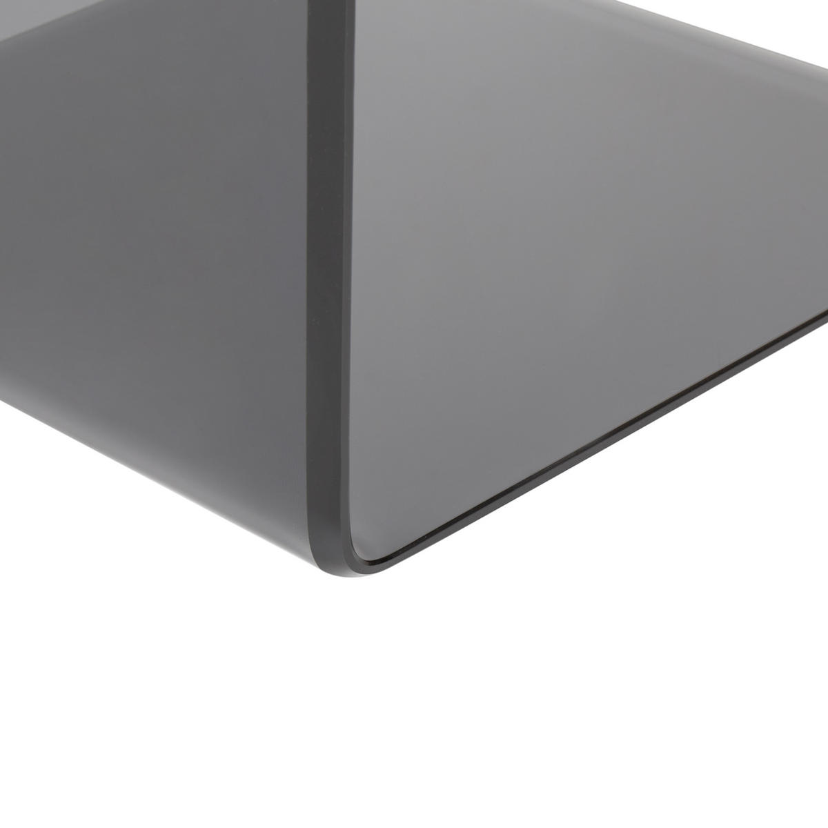 BEISTELLTISCH Schwarz Lourdes - Schwarz, Glas (40/40/61cm) - Beliani