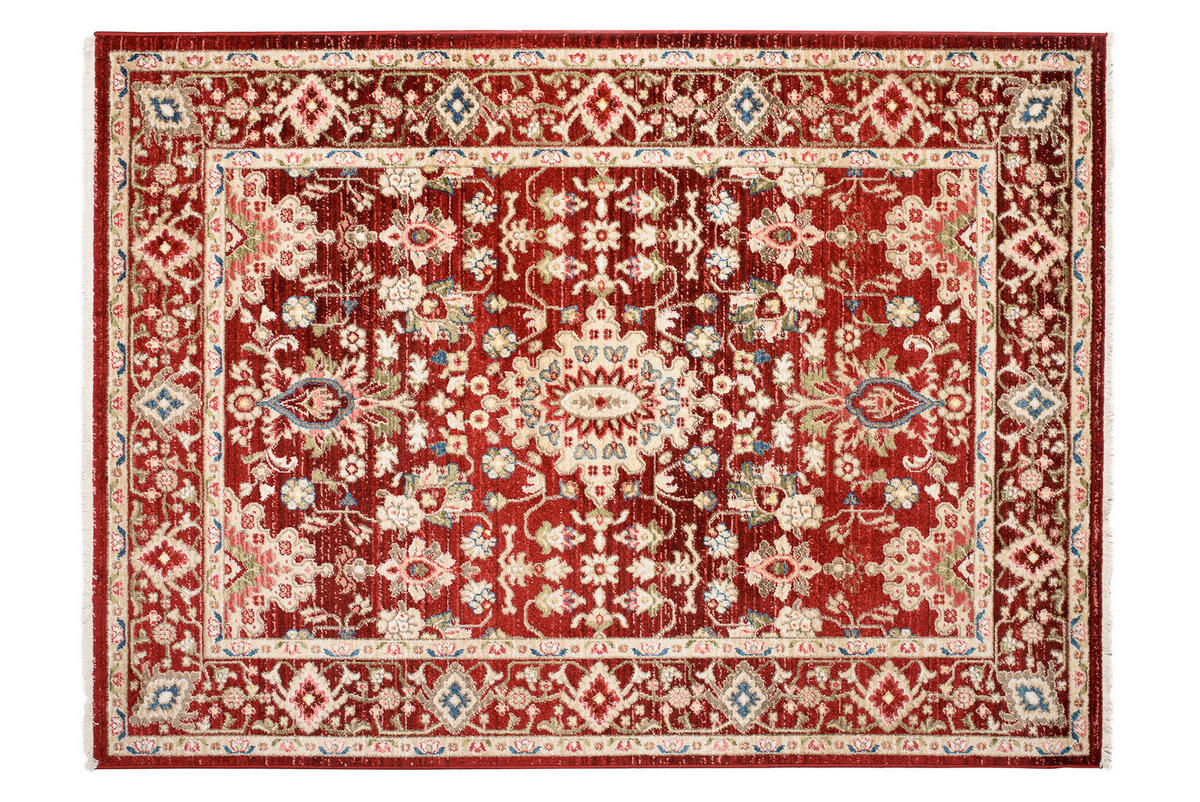 TEPPICH RIVIOLI Rot 80/150 cm - Rot, Textil (80/150cm) - Tapiso
