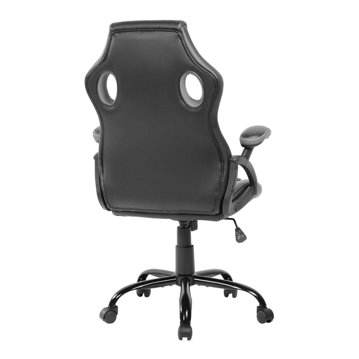 GAMINGSTUHL Schwarz 63/66/120 cm - Schwarz, Textil (63/120/66cm) - Mobili Rebecca