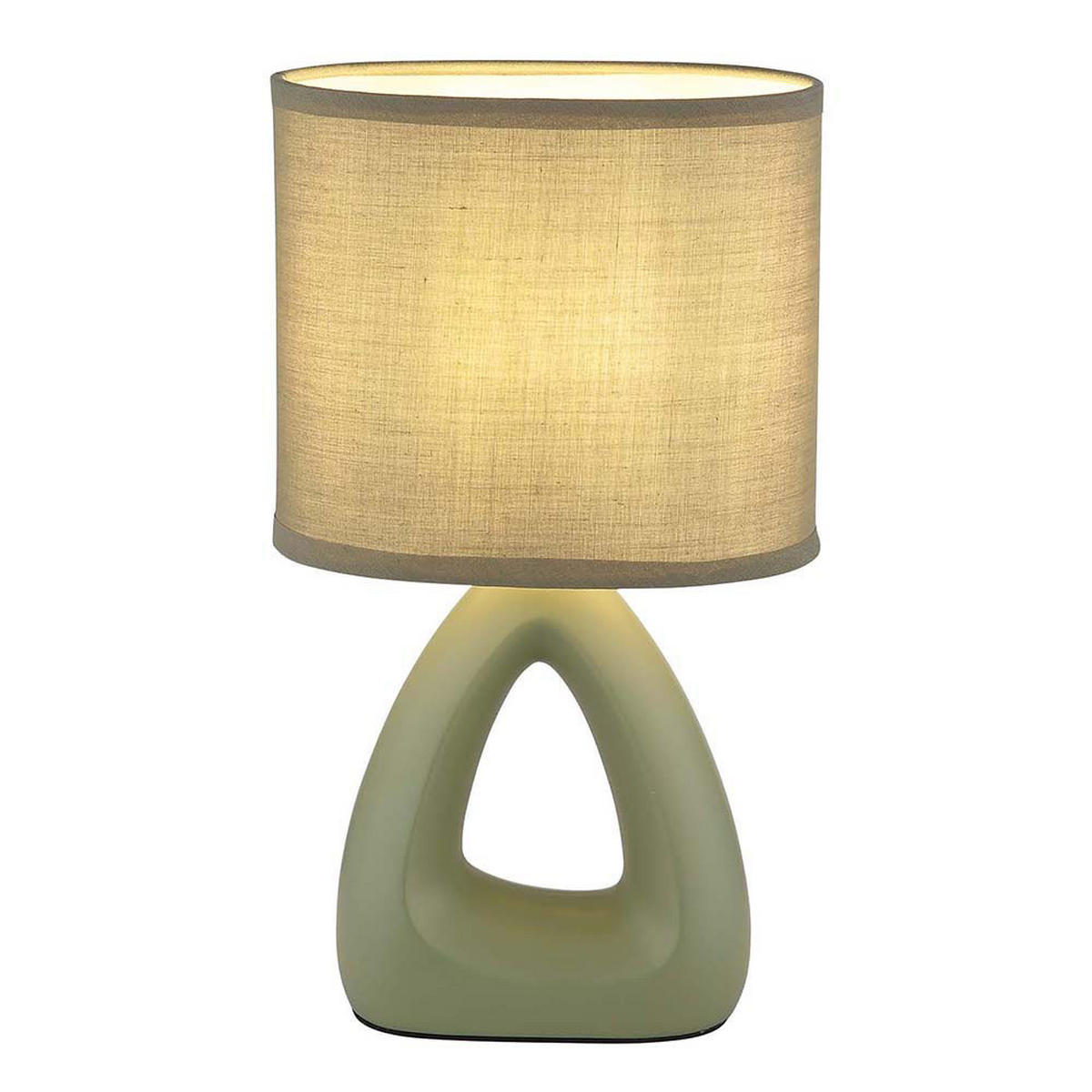 TISCHLEUCHTE Keramik Grün - Grün, Metall (17/10/30cm) - Globo Lighting