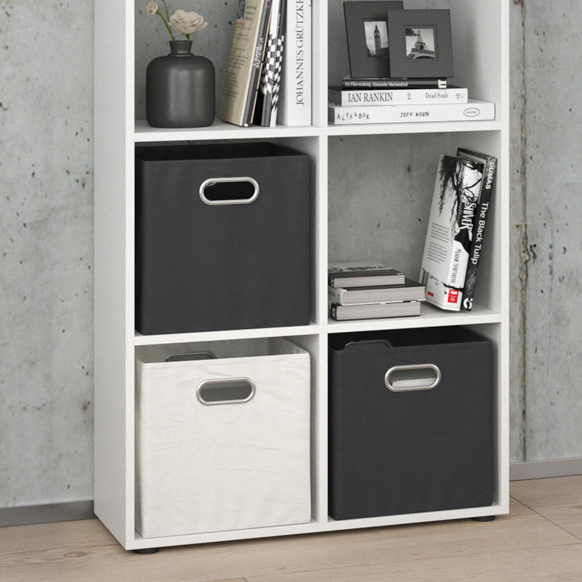 RAUMTEILER Scutum Weiß 143 x 72 cm - Weiß, Holzwerkstoff (143/72/29cm) - Vicco