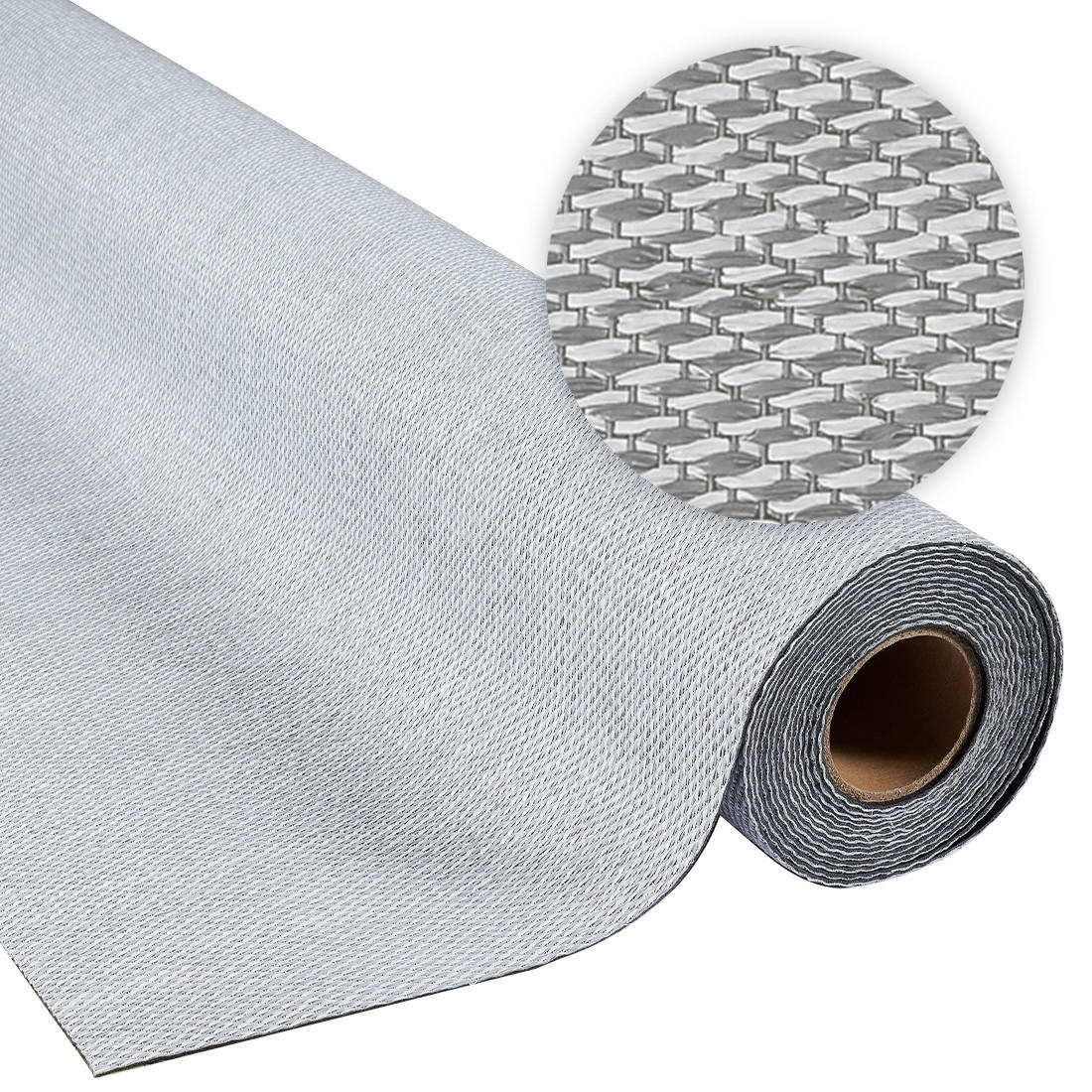 VINYLBODEN, Vinylboden Rolle, Premium Grau 200X450 cm - Grau, Kunststoff (450/200/2.8cm) - STORESDECO
