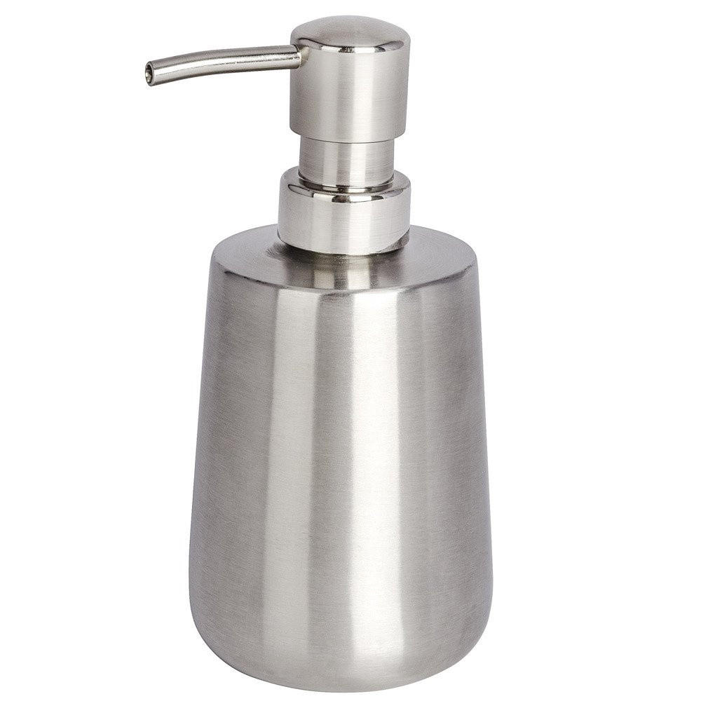 SEIFENSPENDER 420 ml 8/8/16 cm - Silberfarben, Metall (8/16/8cm) - Wenko
