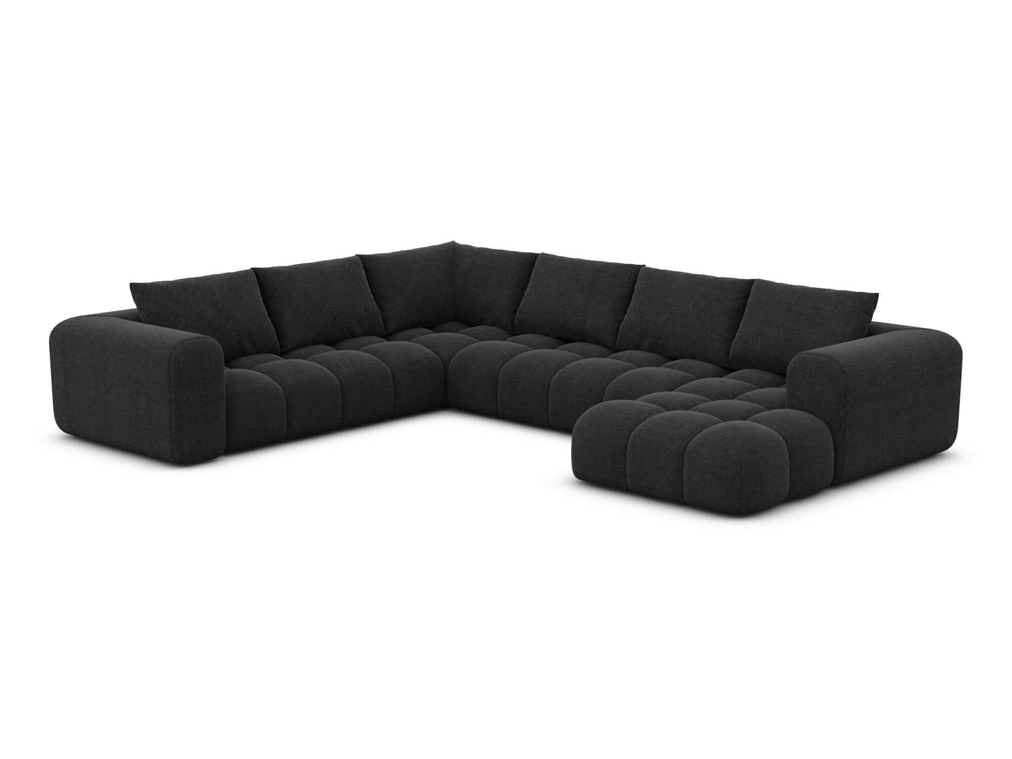 XXXLutz Wohnlandschaft Schwarz 338x88x267 cm
