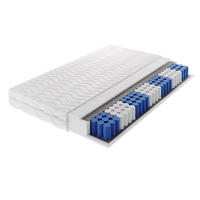 TASCHENFEDERKERNMATRATZE NOCTIVO 90x200, H3, Höhe ca.: 18 cm - Weiß, Textil (90/200cm) - MASSENO