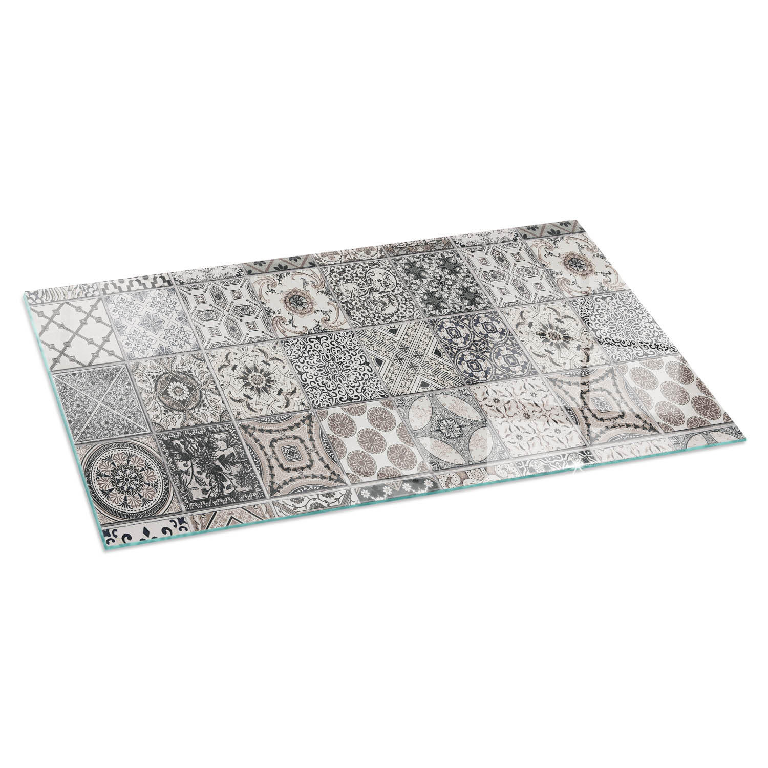 ArtPrintCave Glasplatte Schwarz 140x70x0.4 cm