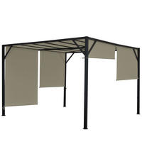 PERGOLA Baia 212x300x400cm Taupe - Taupe, Metall (300/212/400cm) - BERLINLODGE