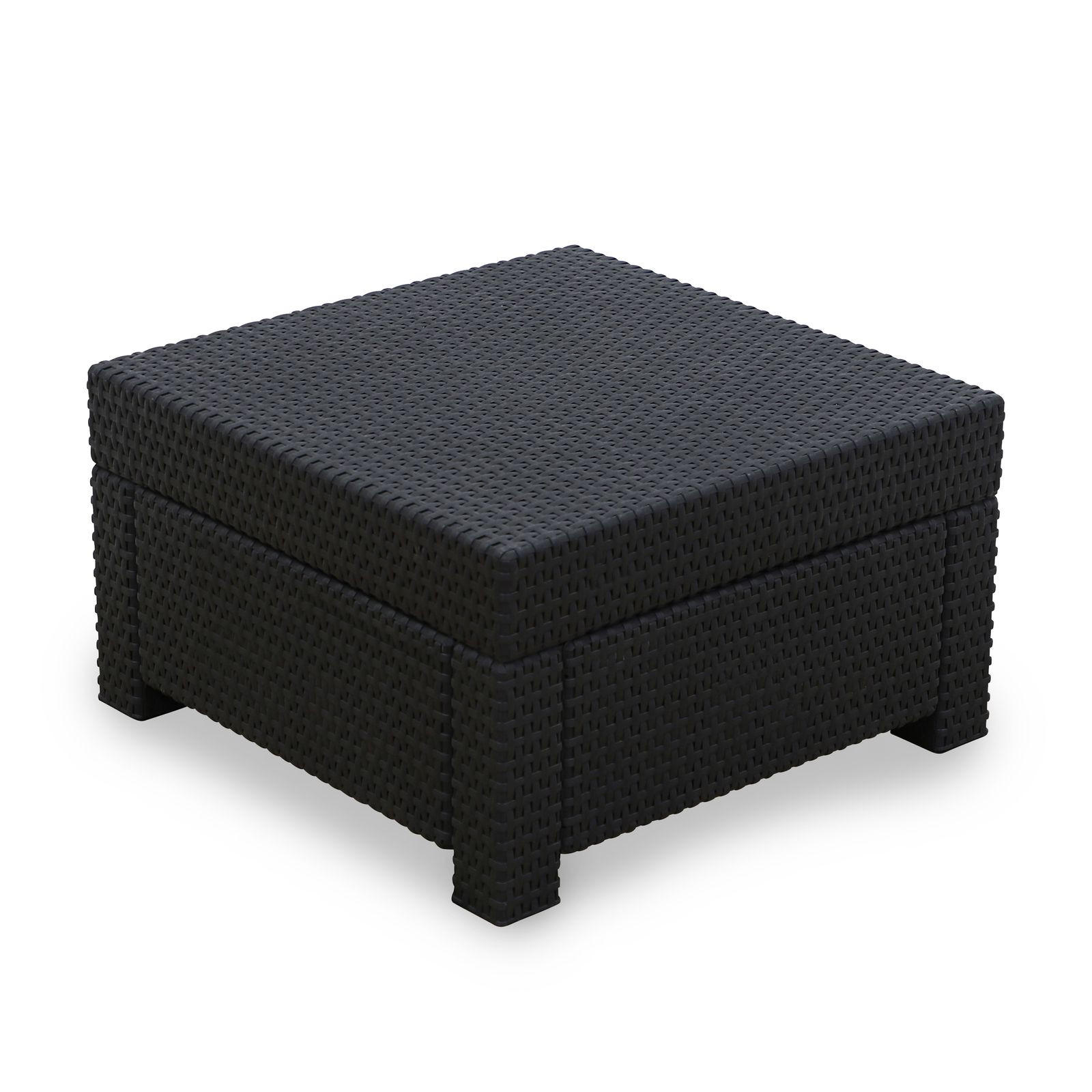 GARTENTISCH Provence Tisch anthrazit, wetterfest - Anthrazit, Textil (600/600/160cm) - Keter