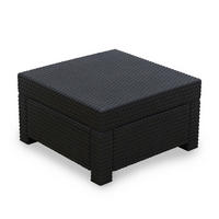 GARTENTISCH Provence Tisch anthrazit, wetterfest - Anthrazit, Textil (600/600/160cm) - Keter
