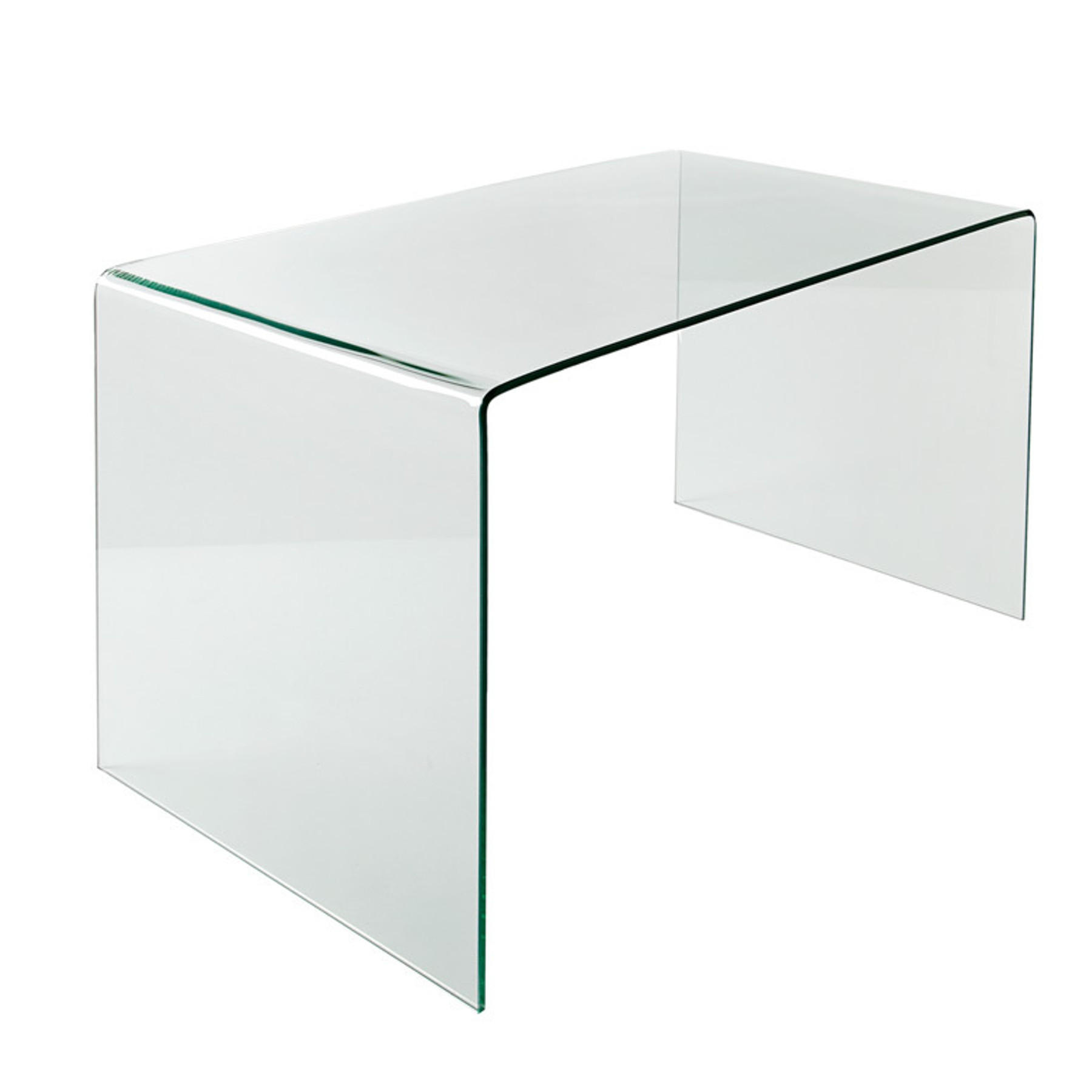 SCHREIBTISCH FANTOME Glas Transparent 120 cm - Transparent, Glas (70/120/73cm) - riess-ambiente