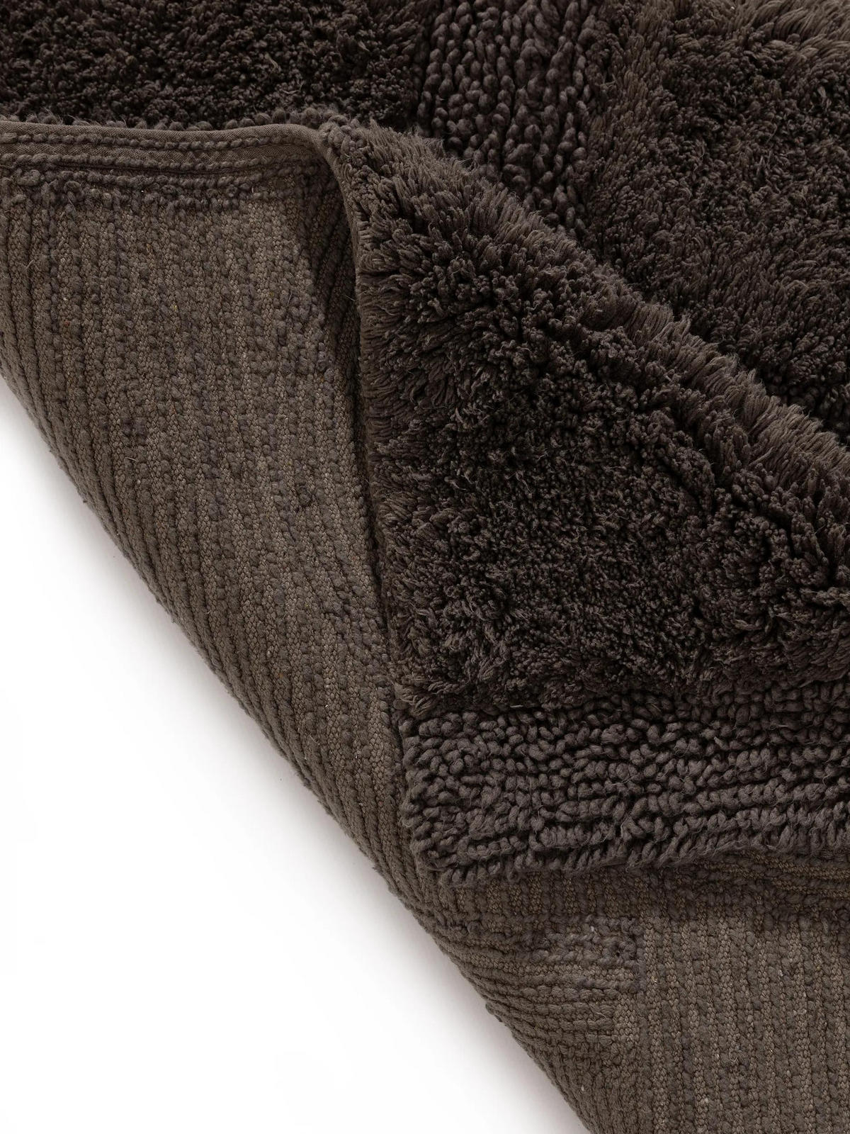 BADEMATTE Nehir Grau 70x120 cm - Grau, Naturmaterialien/Textil (70/120cm) - benuta Nest