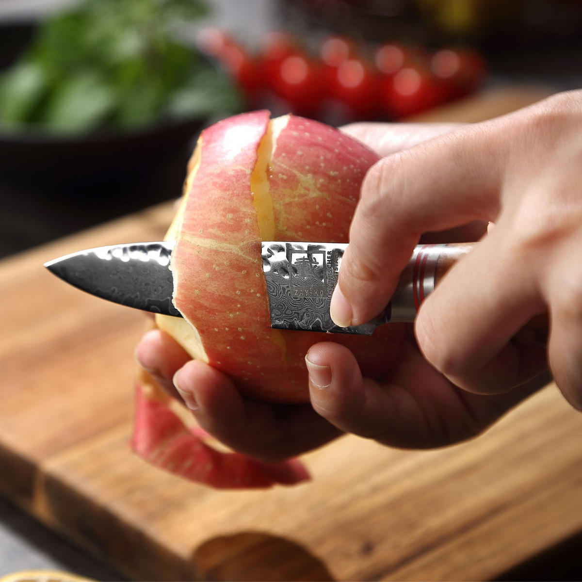 OFFICEMESSER 9 cm - Braun, Holz/Metall (21cm) - Zayiko