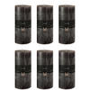DUFTKERZE ZART - Schwarz - XXL - 150 Std. - 6er set - Schwarz, Paraffin (10/20cm) - J-Line