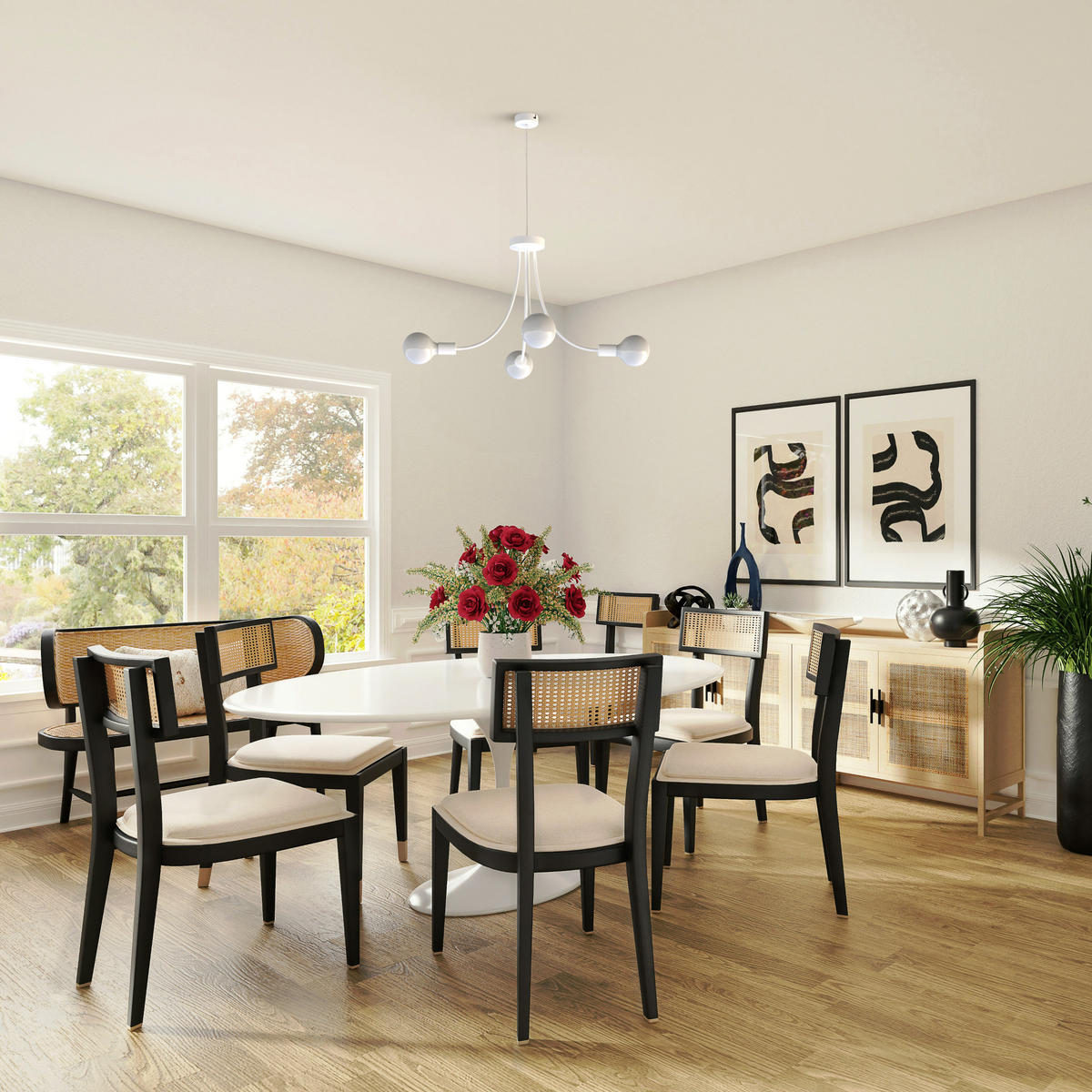 HÄNGELEUCHTE - Weiß, Metall (60/60/40cm) - Lumicom