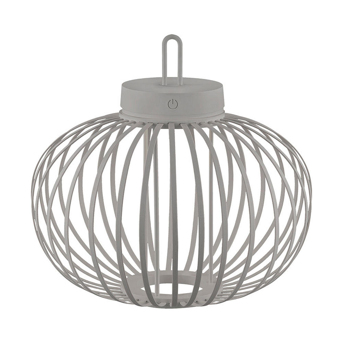 AKKU-PENDEL-/TISCHLAMPE GABBIA Bambus Beige LED 2er Set - Beige, Holz (46/46/37.5cm)