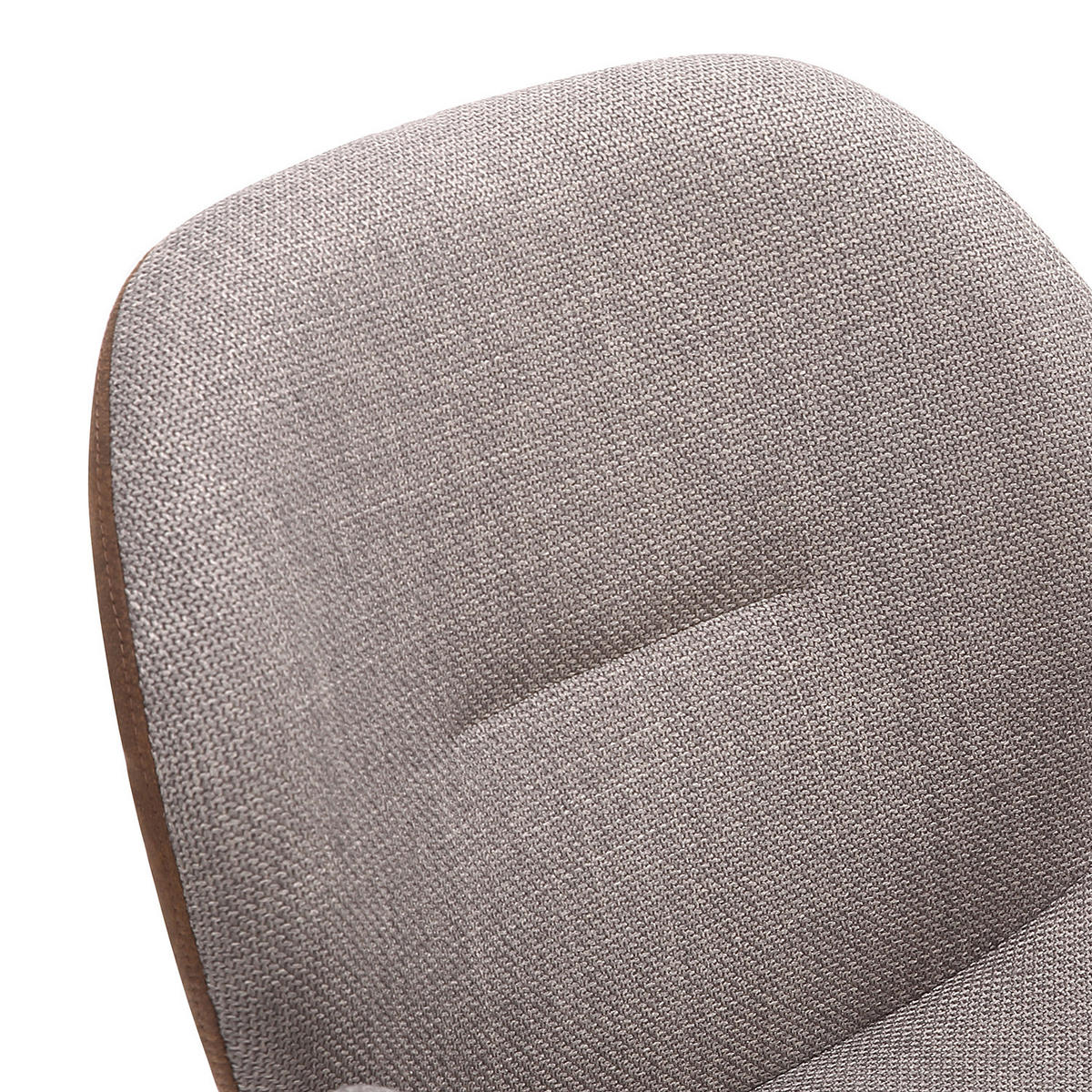 DREHBARER ARMLEHNENSTUHL - Taupe & Braun / Schwarz - Braun, Textil/Metall (65/86/61cm) - home24