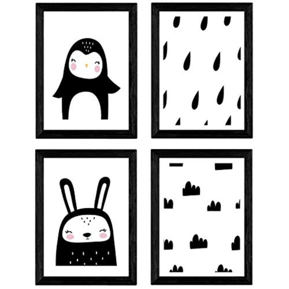 Nacnic Poster Schwarz 29.7x3 cm