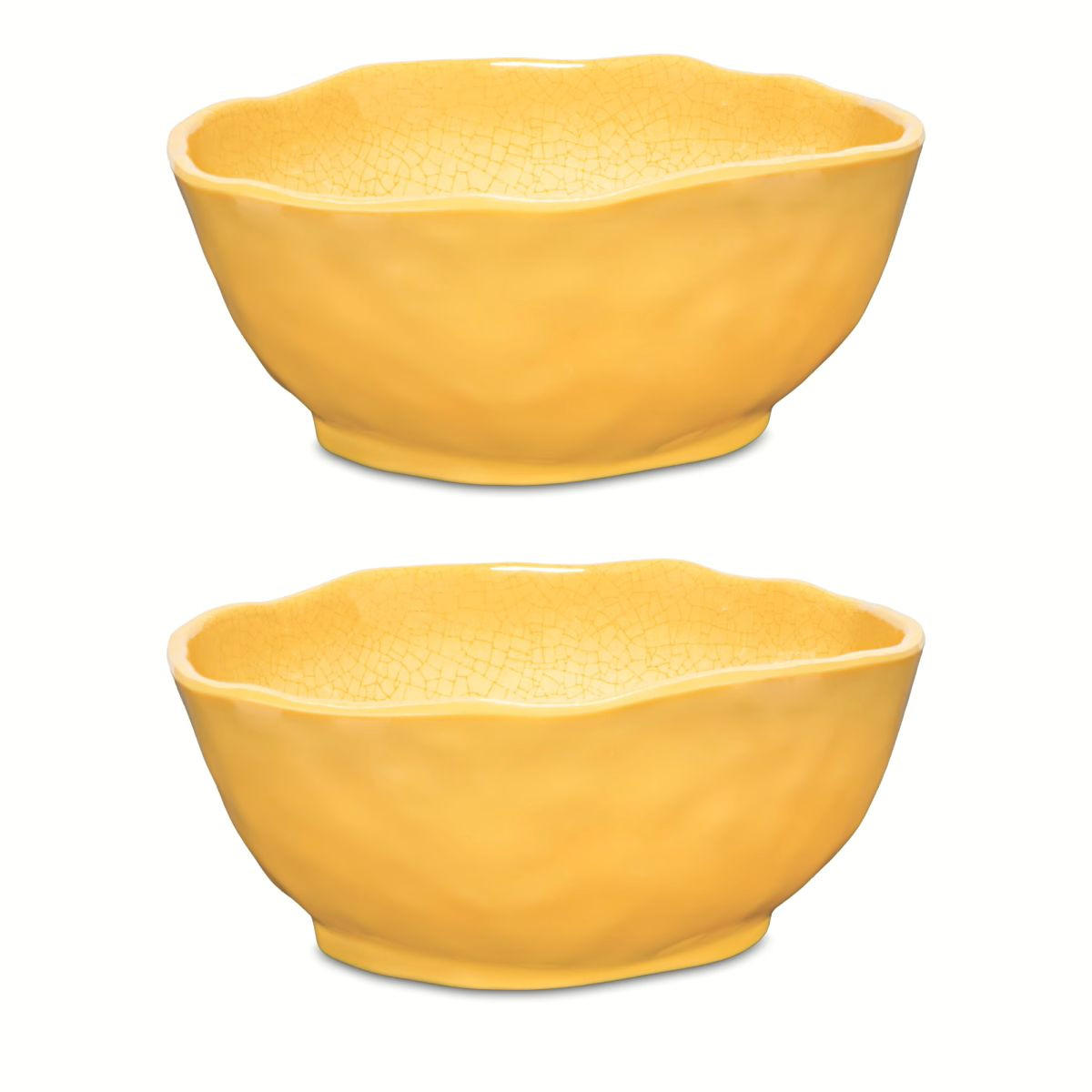 GESCHIRRSET 8-teilig Atmosfera ocker - Currygelb, Kunststoff (21/2/21cm)