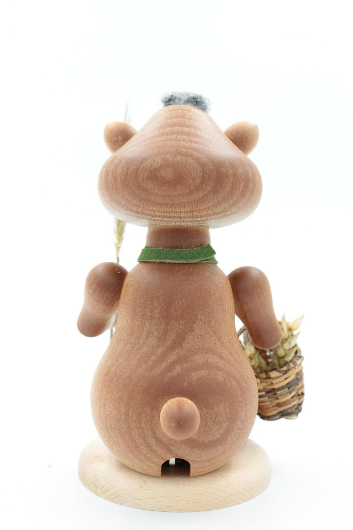 RAUCHFIGUR Hamster Urhamster-Mann 18 cm - Multicolor, Holz (12/18/0.1cm)