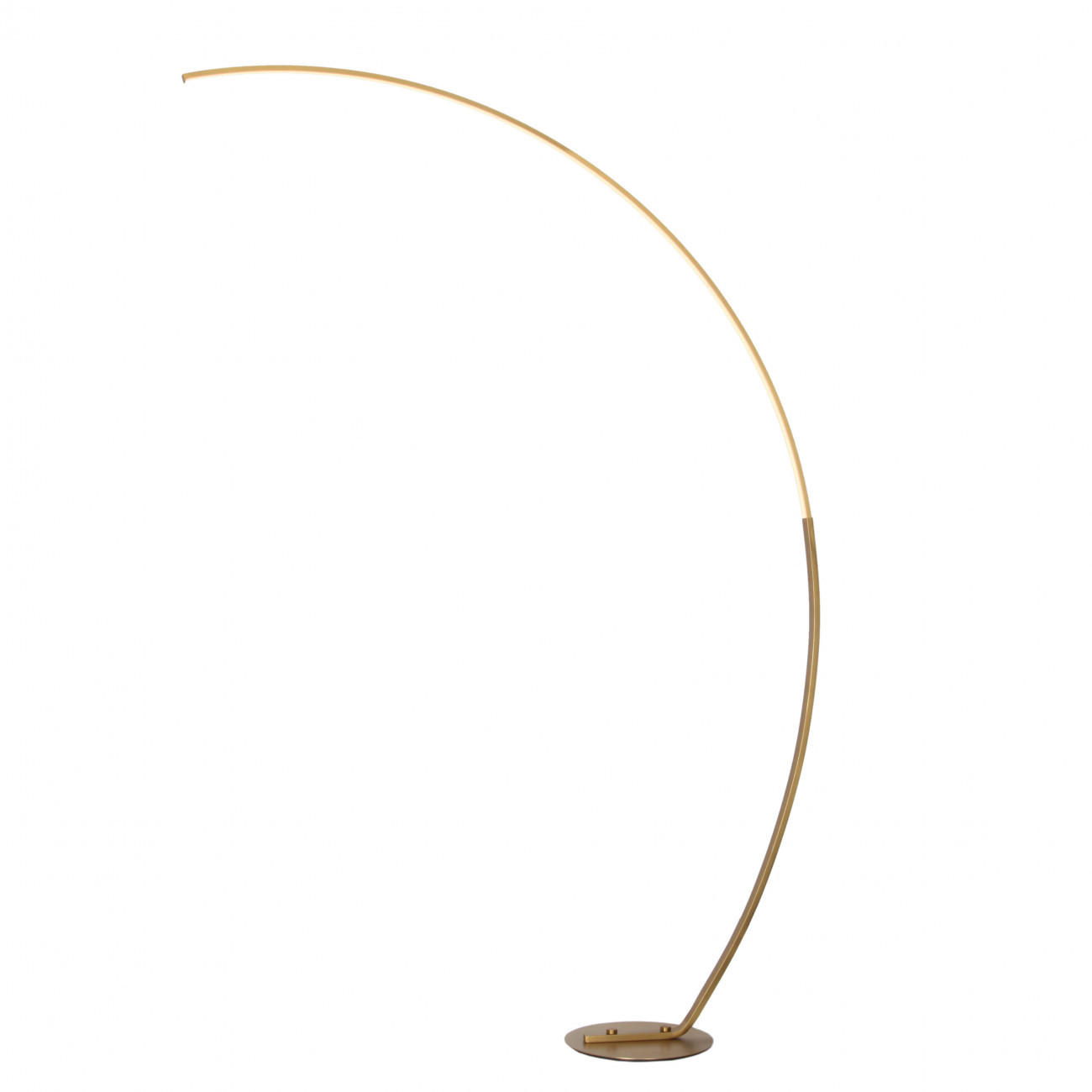 STEHLEUCHTE Thalia, Gold / Messing, 170cm - Goldfarben, Metall (86/27/170cm) - KOSILUM