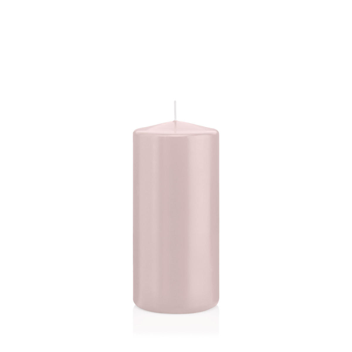 STUMPENKERZEN Rosé Ø 68 x 150 mm, 12 Stück - Rosa, Paraffin (7/15cm) - Wiedemann Kerzen