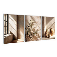 BILDERSET 3er-Set 30x40 cm Stillleben beige braun - Beige, Kunststoff (30/40cm) - artissimo